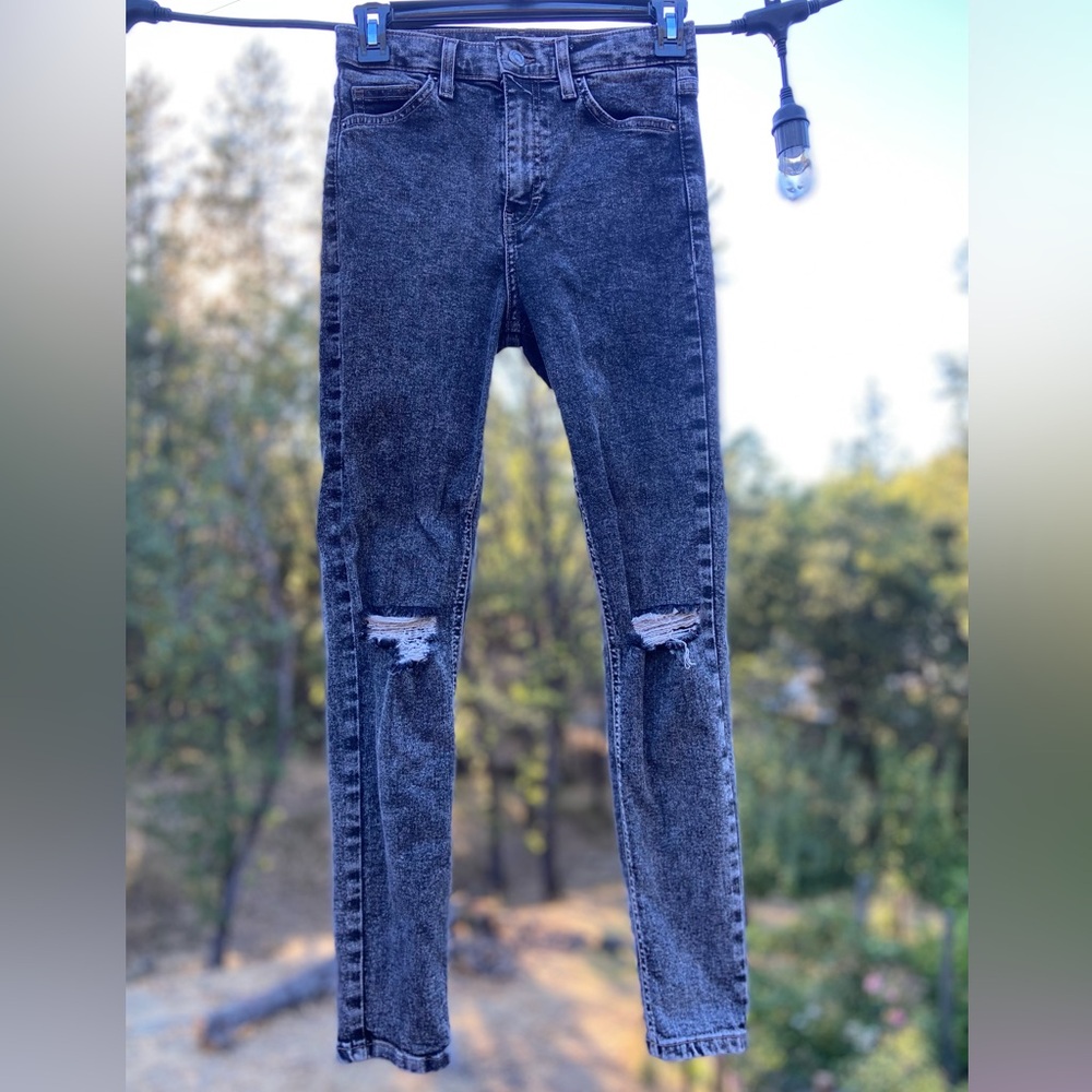 Topshop Acid Wash Jamie Skinny Jean
